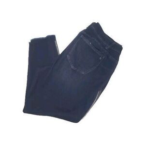 NWT Democracy Ab‎ Solution Ankle Length High Rise Slimming Fringe Jean Women 24W